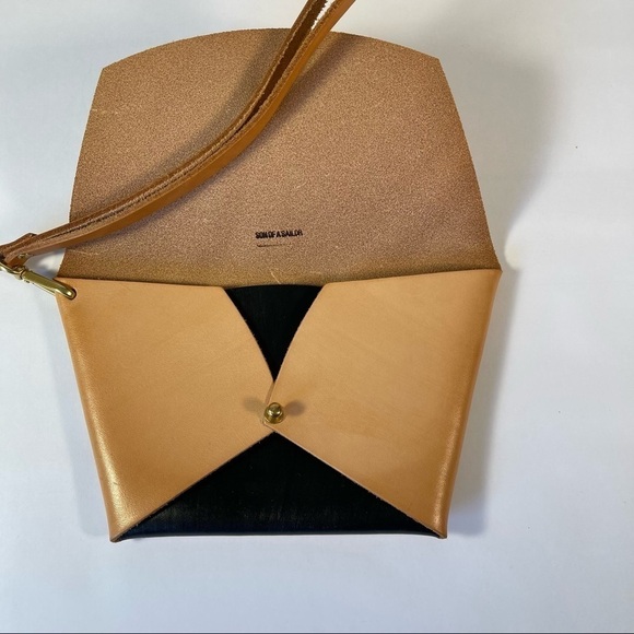 Son of a Sailor Emma Clutch  Tan and black - Picture 7 of 12